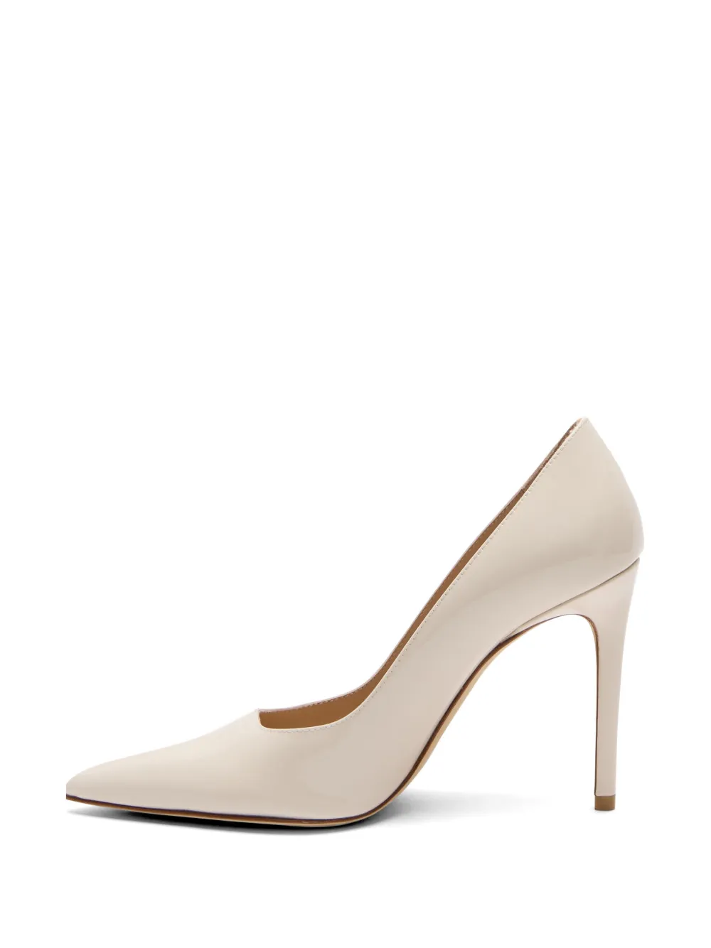 Stuart Weitzman Pumps met puntige neus Beige