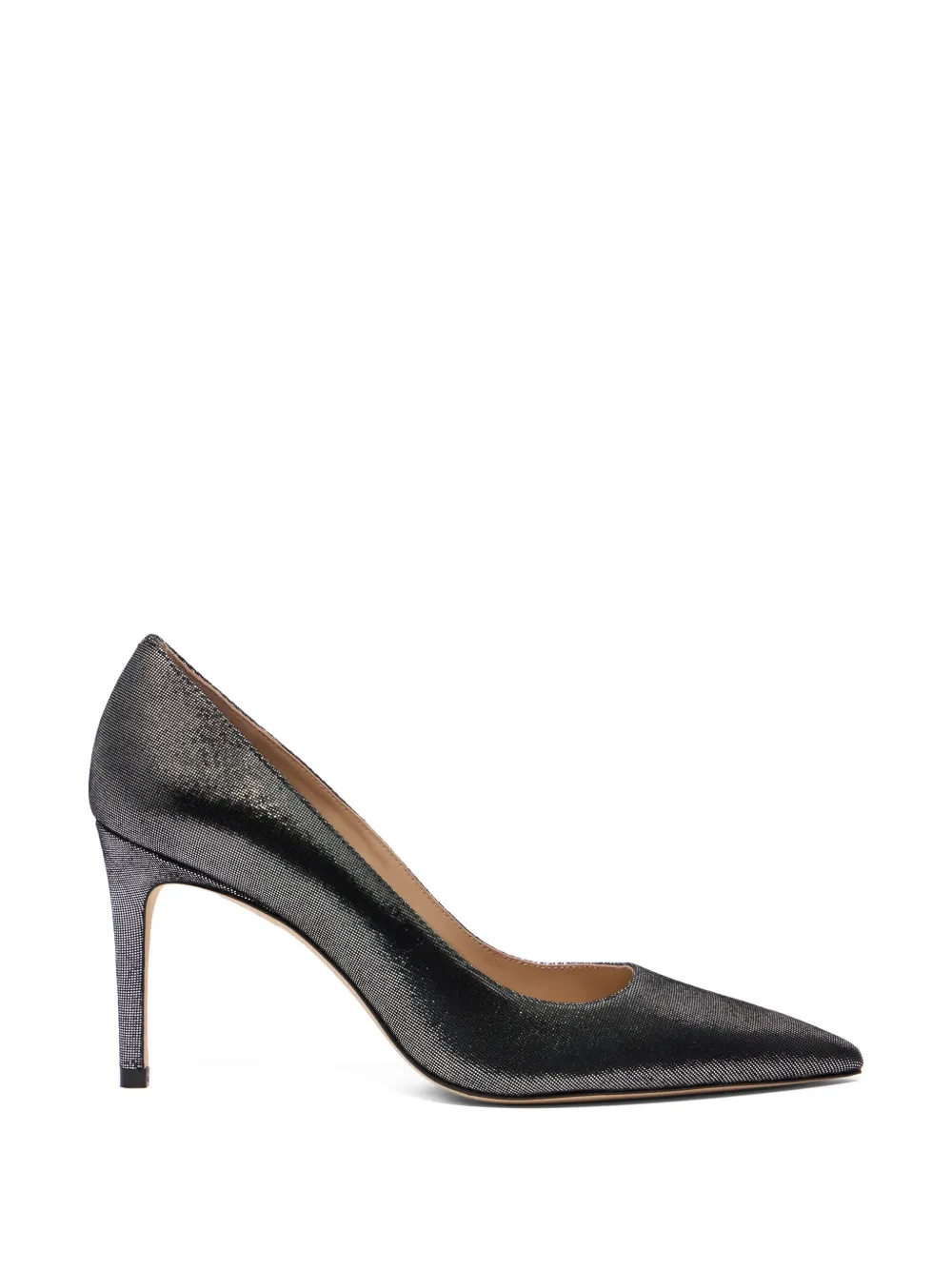Stuart Weitzman Power pumps met puntige neus Zilver