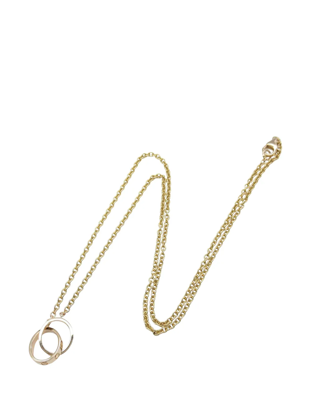 Cartier 2015-2025 18K Rose Gold Interlocking Love necklace - Rosa