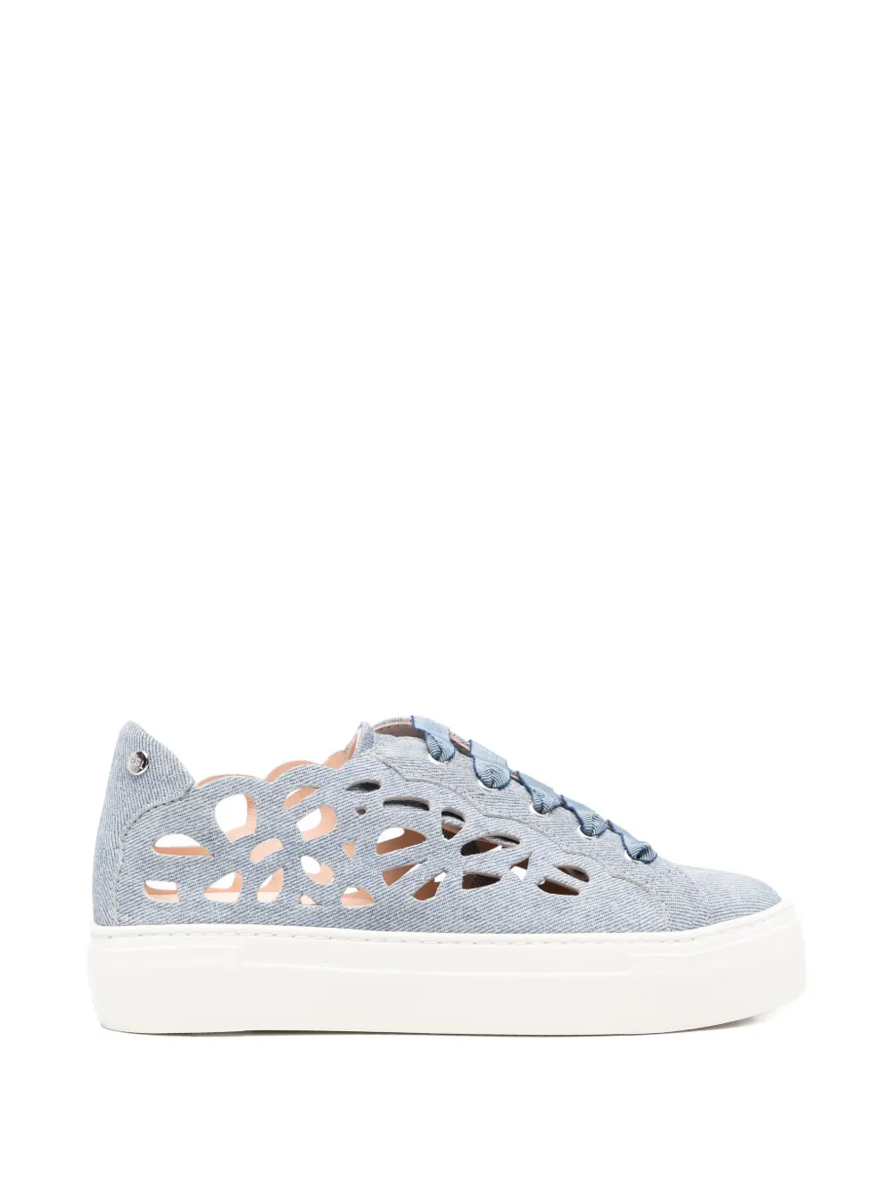 AGL Mandi sneakers met veters en uitgesneden details Blauw
