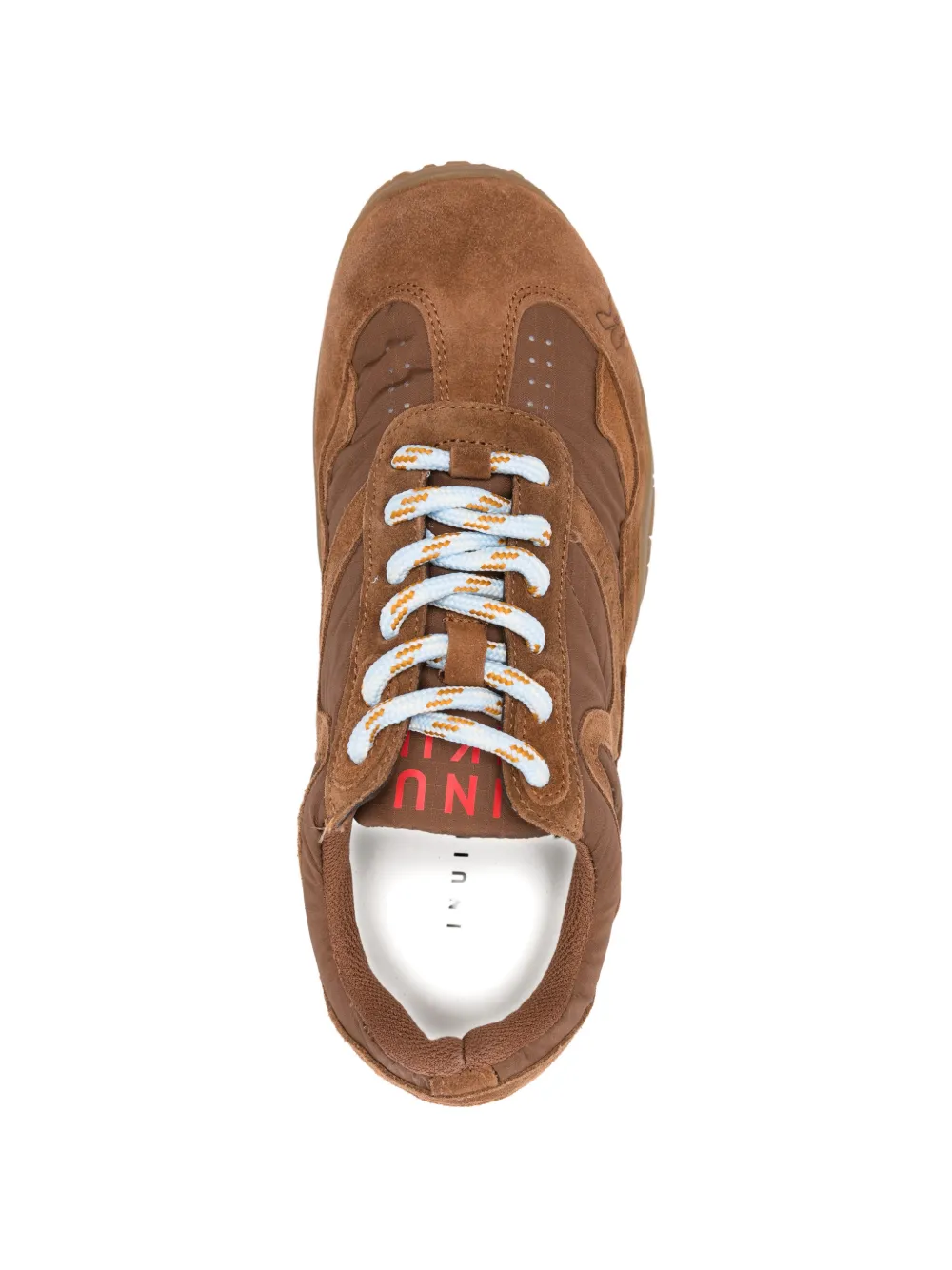 Inuikii Maliah sneakers met vlakken Bruin
