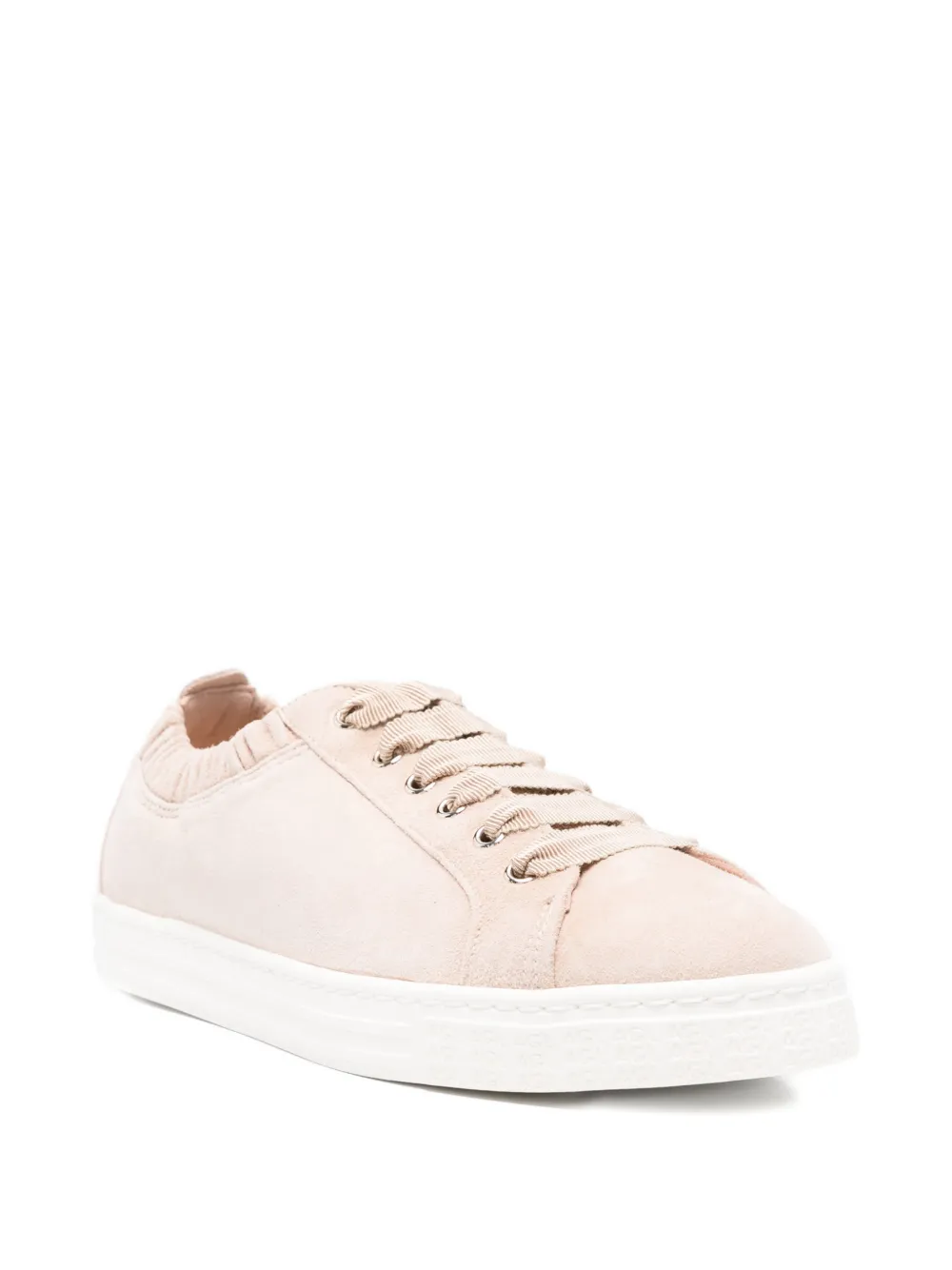 AGL Suzie sneakers met ruches Bruin