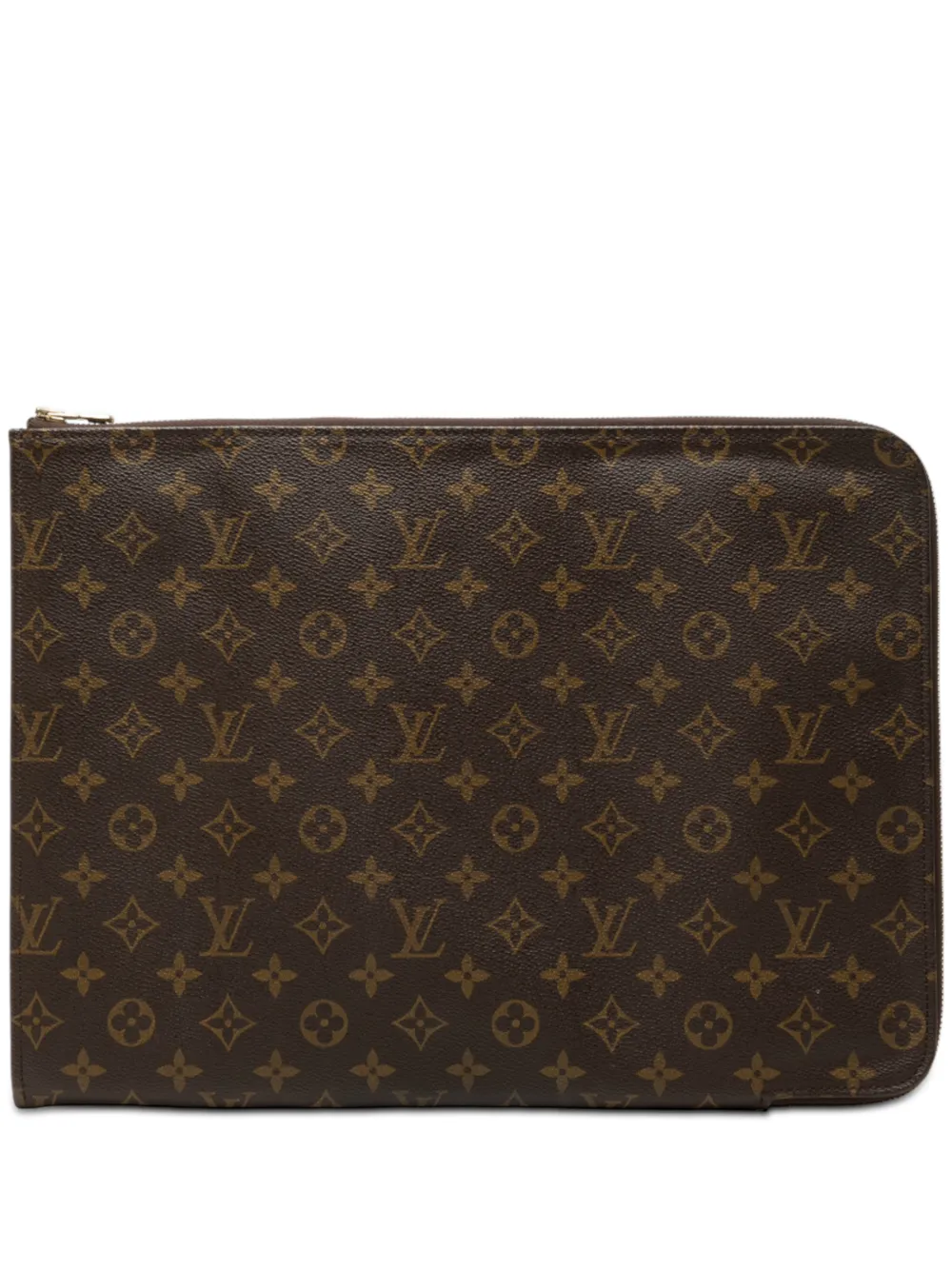 Louis Vuitton Pre-Owned 1990 Monogram Poche Documents Portfolio business bag - Marrone