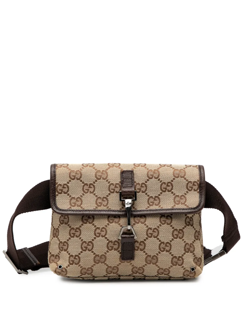 Gucci Pre-Owned 2000-2015 GG Canvas Jackie belt bag - Marrone