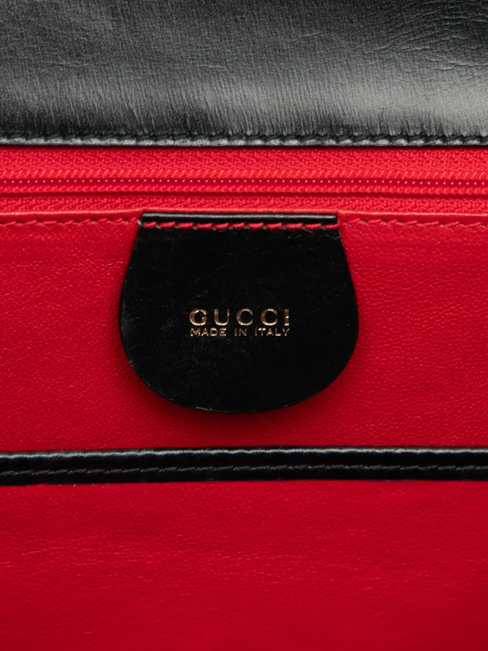 20th Century Grained Calfskin Bamboo Night Satchel
