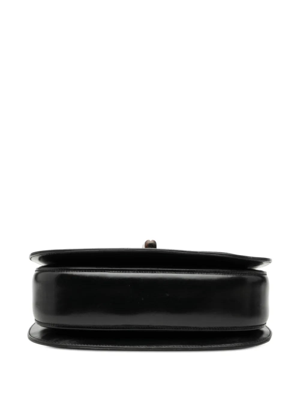 20th Century Grained Calfskin Bamboo Night Satchel