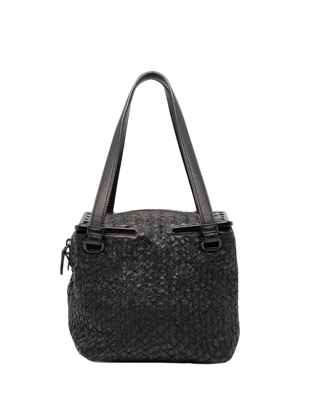 Bottega Veneta Pre-Owned 2012-2025 Nappa Intrecciato Square handbag - Nero