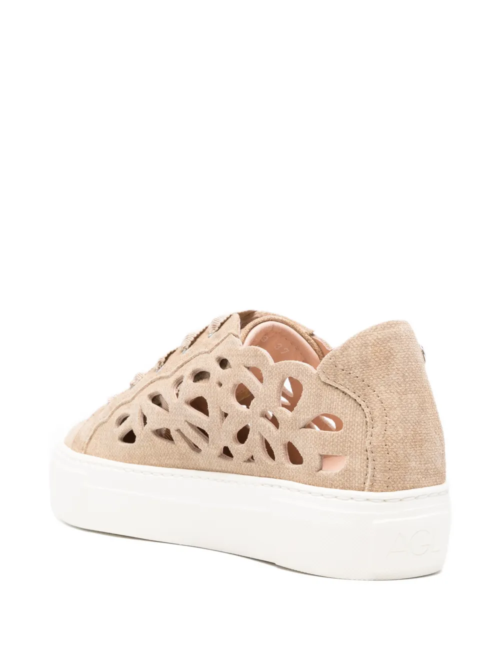 AGL Mandi sneakers met uitgesneden details Beige