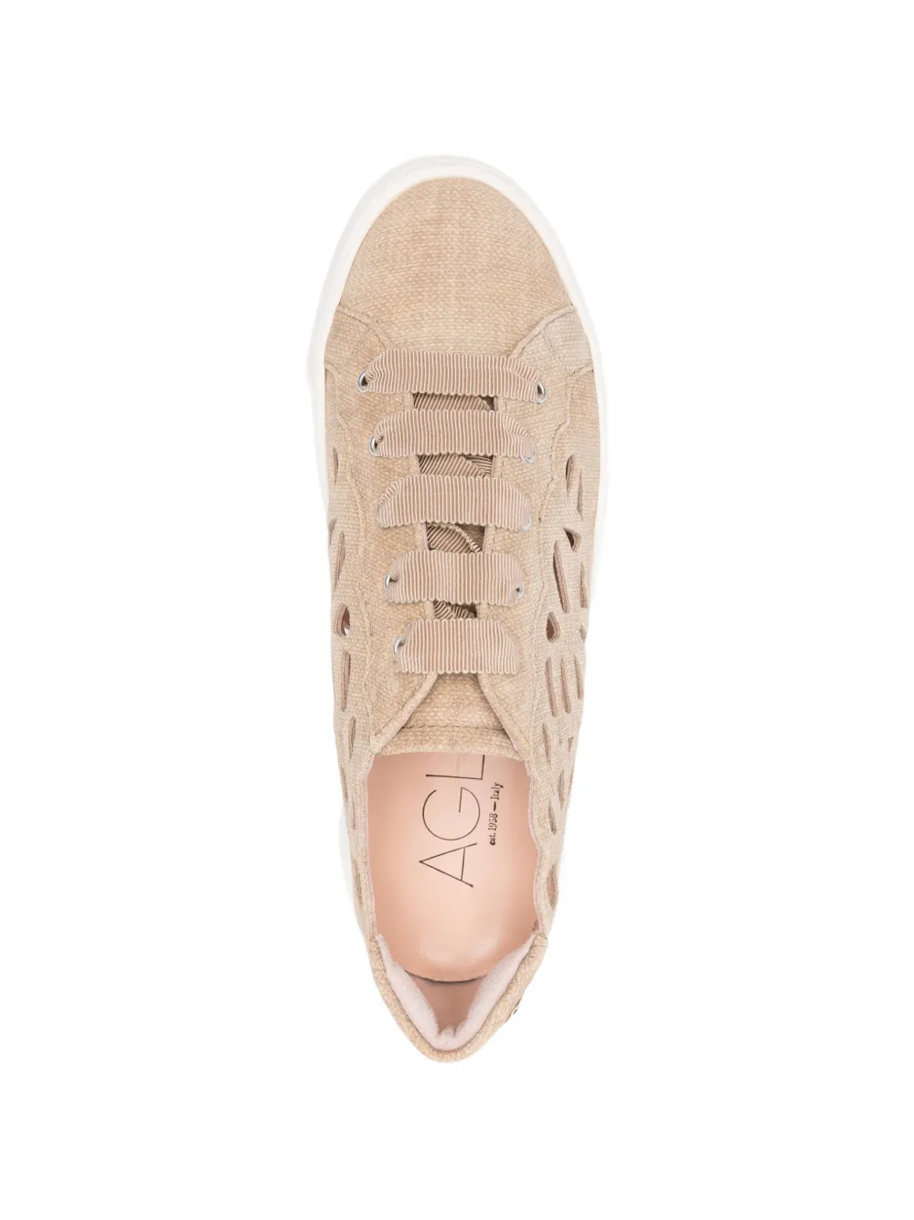AGL Mandi sneakers met uitgesneden details Beige