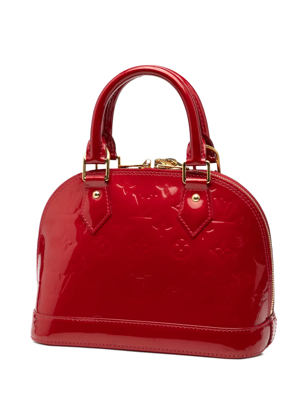 2013 Monogram Vernis Alma Bb Satchel