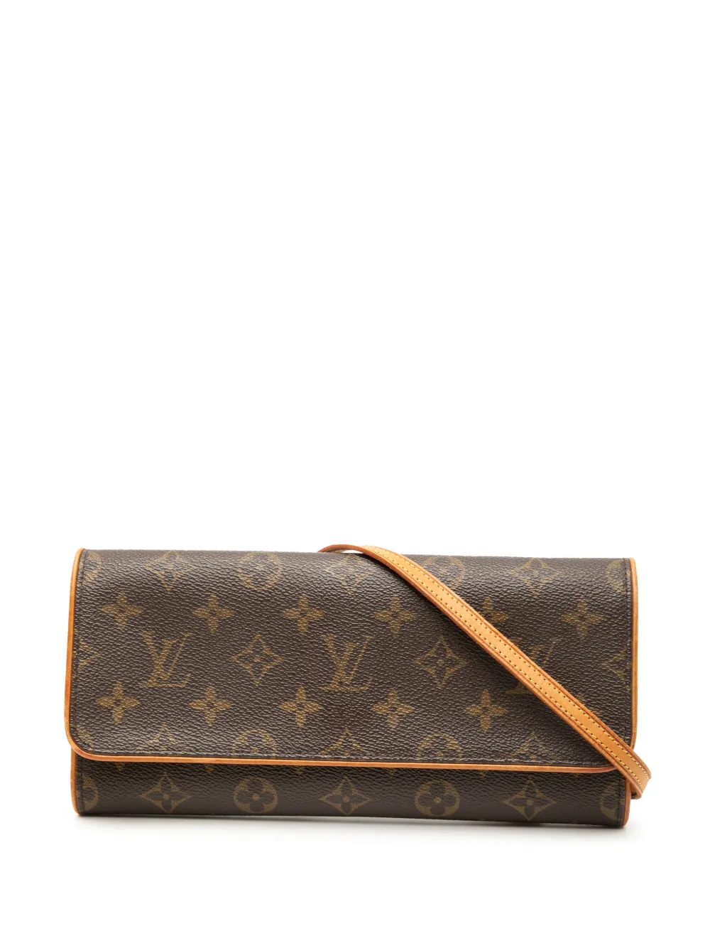Louis Vuitton Pre-Owned 2001 Monogram Pochette Twin GM crossbody bag - Marrone