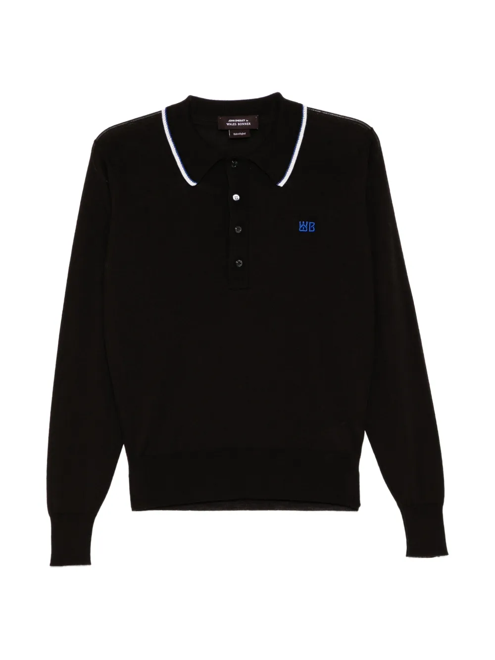 Wales Bonner x John Smedley Henry polo shirt - Braun