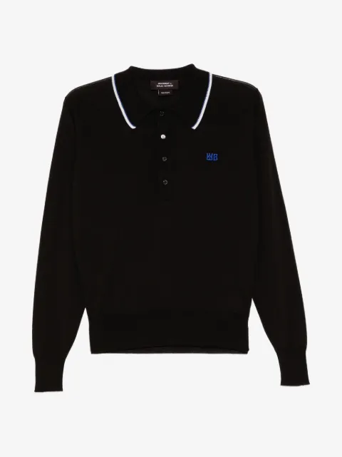 Wales Bonner playera tipo polo Henry en colaboración con John Smedley