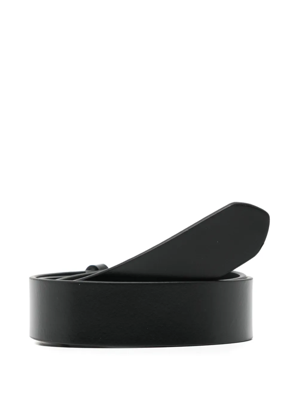 Fred Perry Leren riem Zwart
