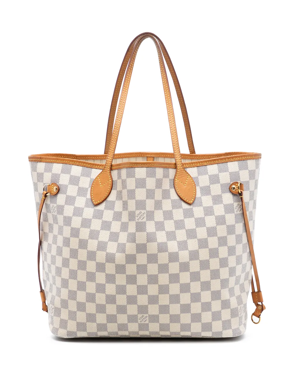 Louis Vuitton Pre-Owned 2015 Damier Azur Neverfull MM tote bag - Bianco