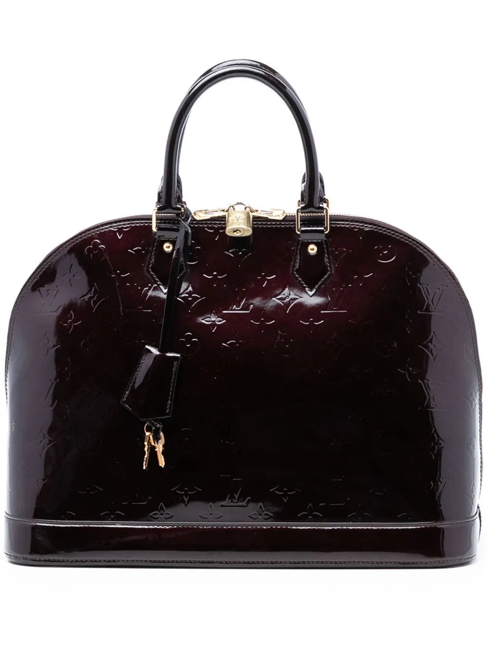 Louis Vuitton Pre-Owned 2009 Monogram Vernis Alma GM handbag - Viola