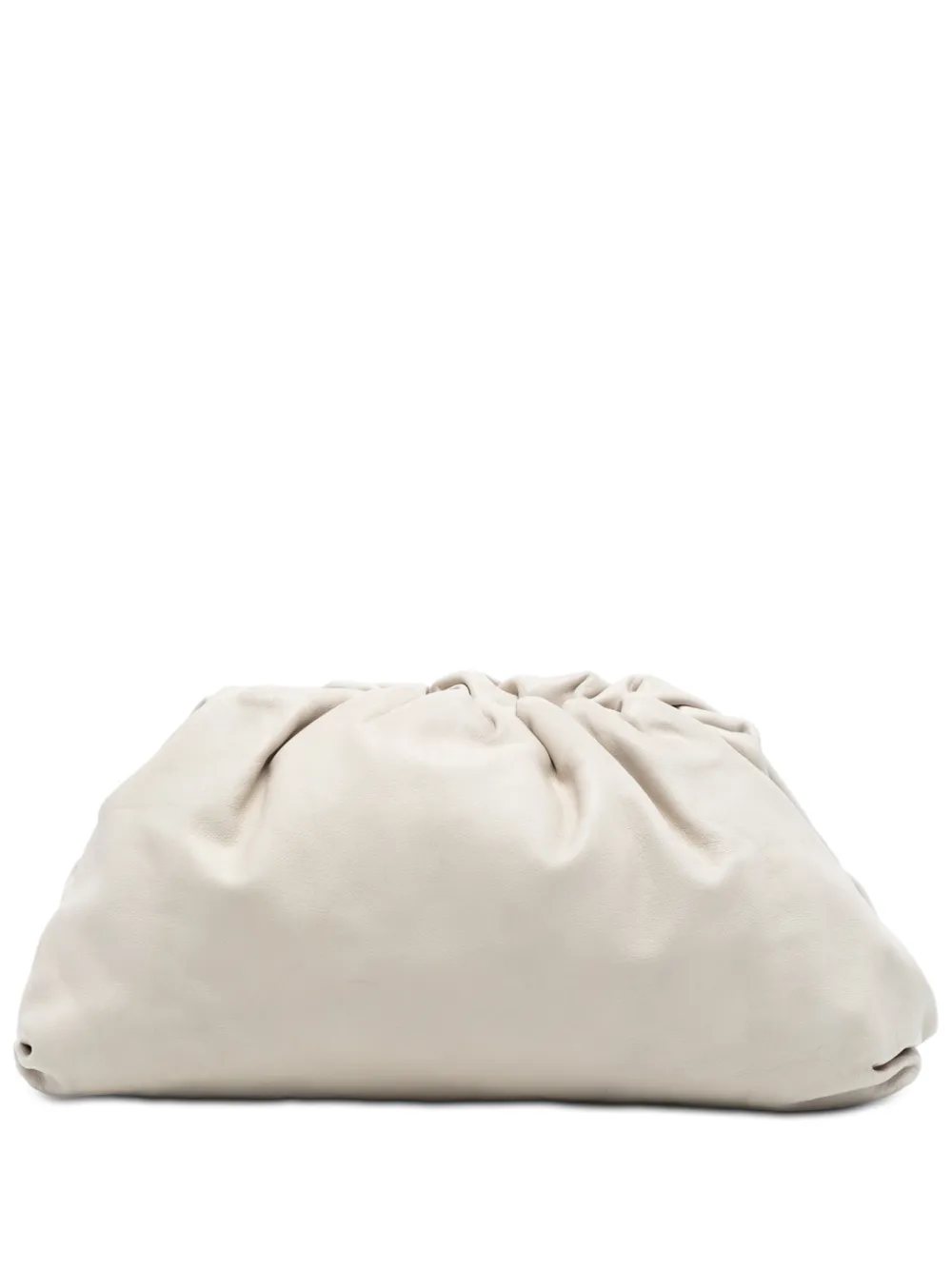 Bottega Veneta Pre-Owned 2010-2025 Lambskin The Pouch clutch bag - Bianco