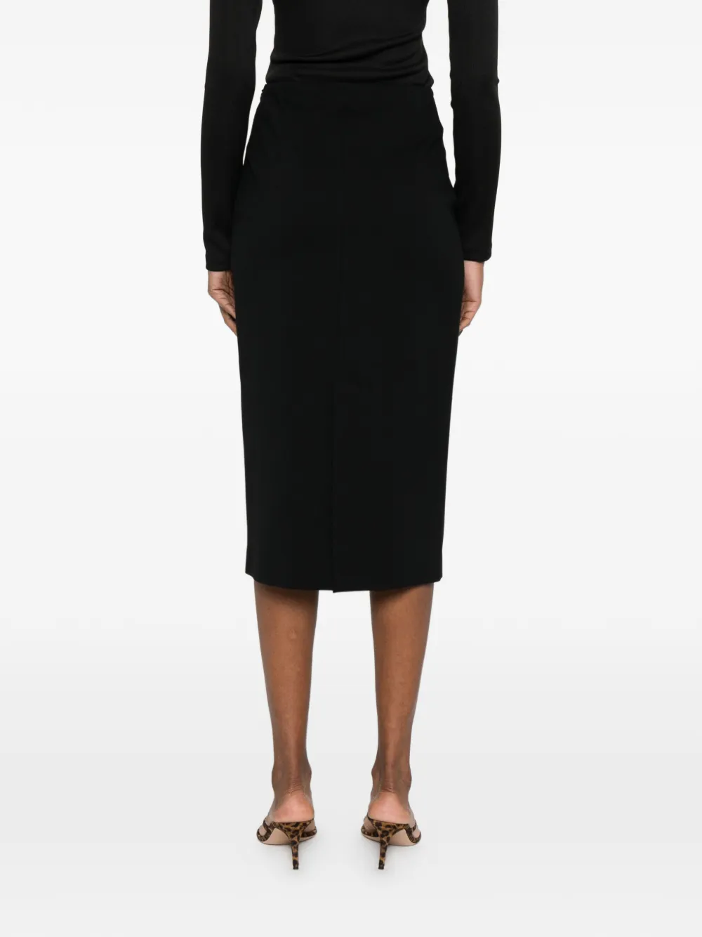 Slit Midi Skirt