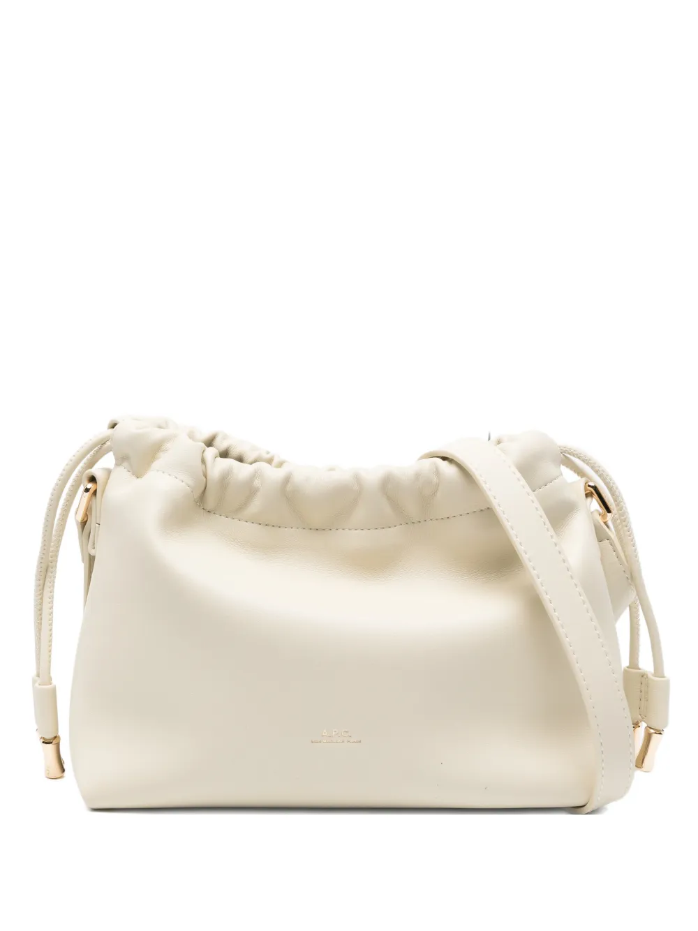 A.P.C. mini Ninon drawstring shoulder bag - Toni neutri