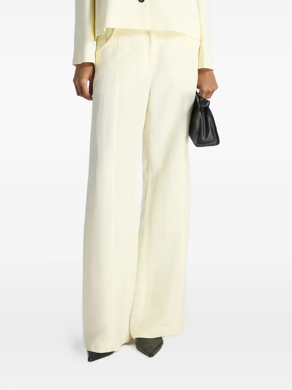 Liviana Conti button trousers - Giallo