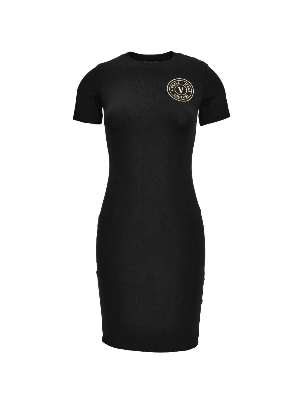 Versace Jeans Couture V-emblem dress - Nero