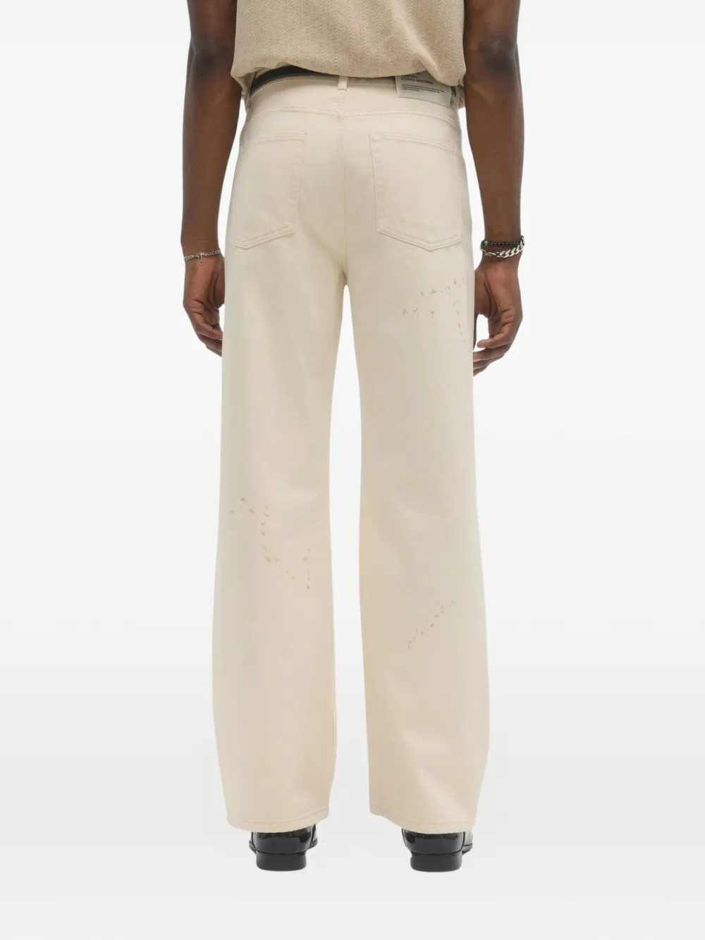 DOMREBEL Jerk bootcut jeans Beige