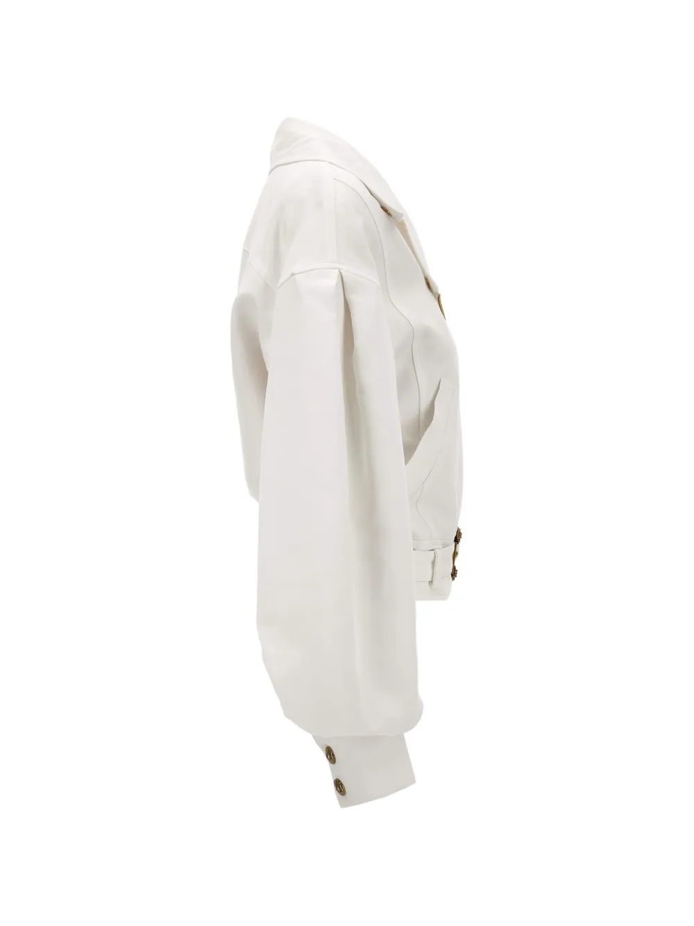  Versace Jeans Couture White Biker Jacket 