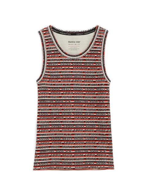 Martine Rose striped-pattern vest