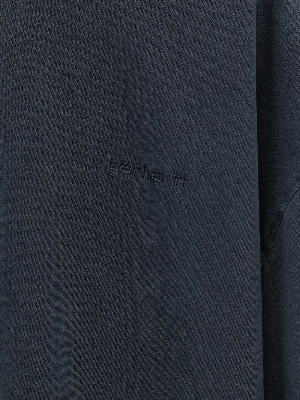 Carhartt WIP Benton T-shirt met borduurwerk Blauw