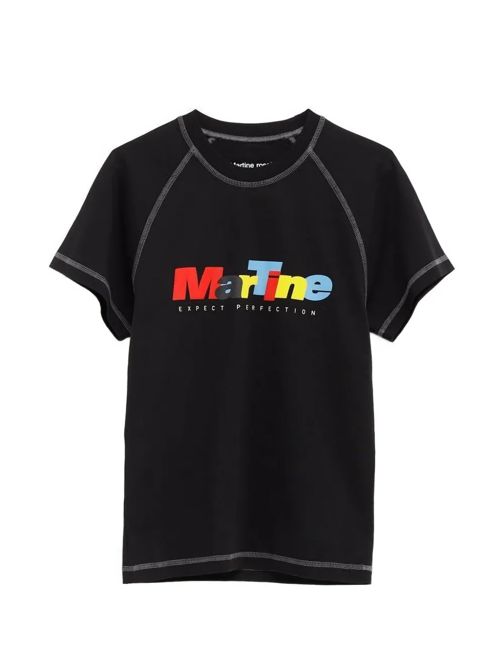 Martine Rose raglan-sleeve T-shirt - Nero