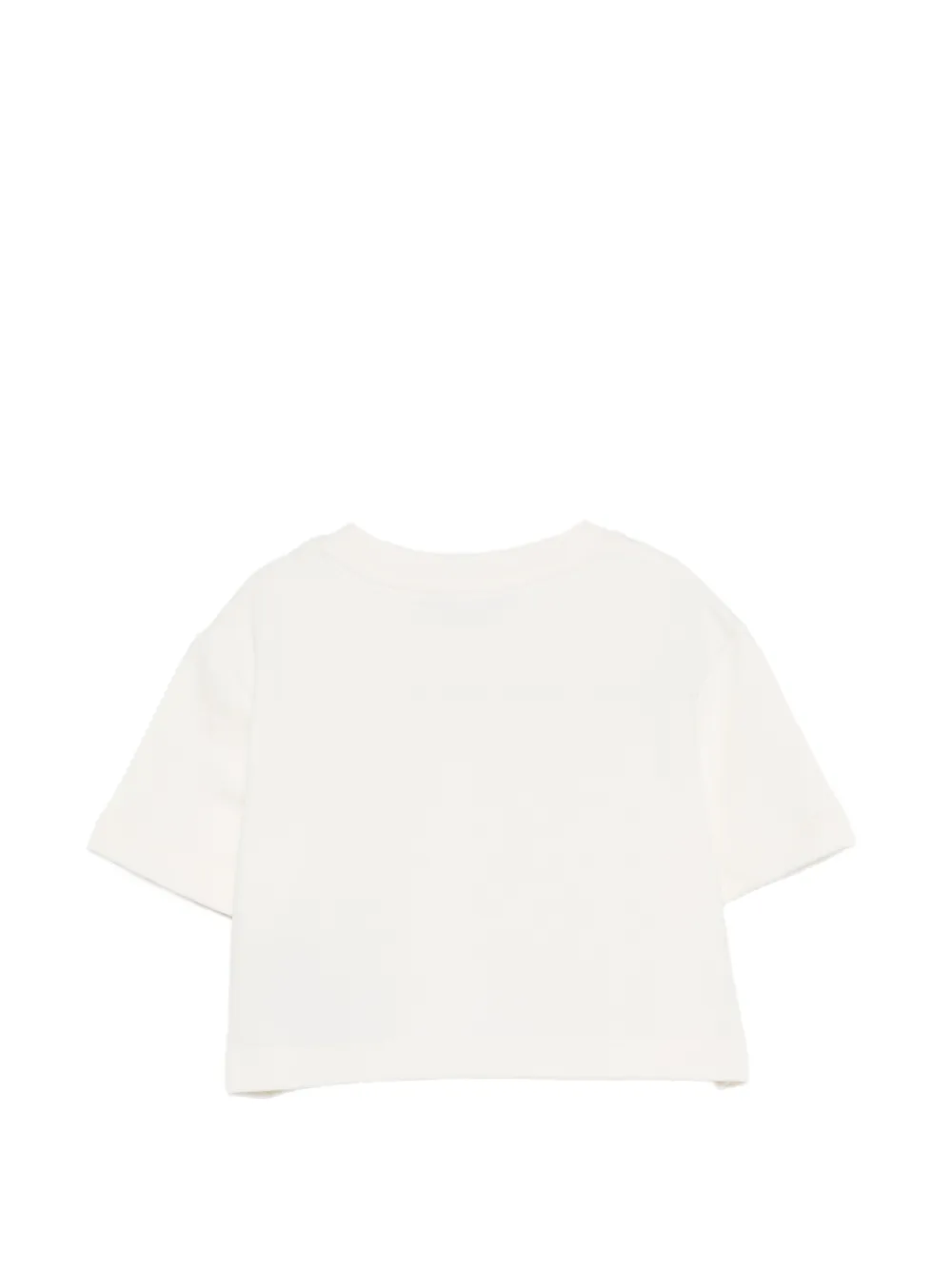 Balmain Kids T-shirt met ronde hals Beige