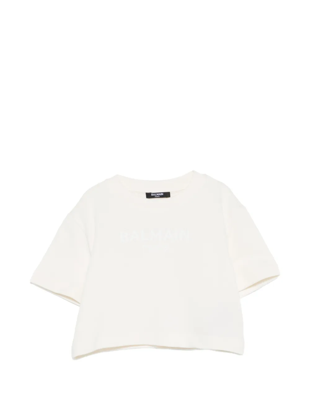 Balmain Kids round-neck T-shirt - Toni neutri
