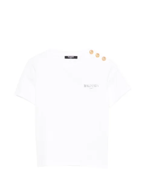 Balmain Kids playera con botones