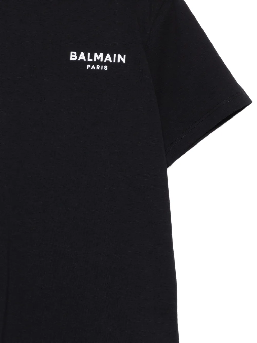 Balmain Kids T-shirt met logo Zwart