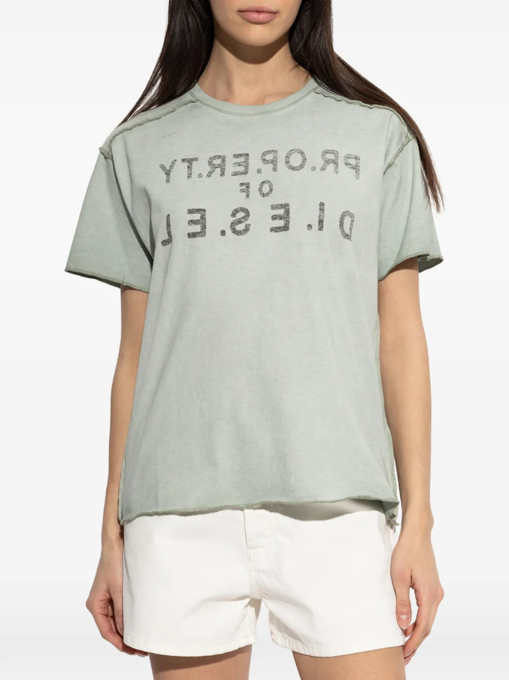  Diesel T-ily Crew Neck T-shirt - Grey 