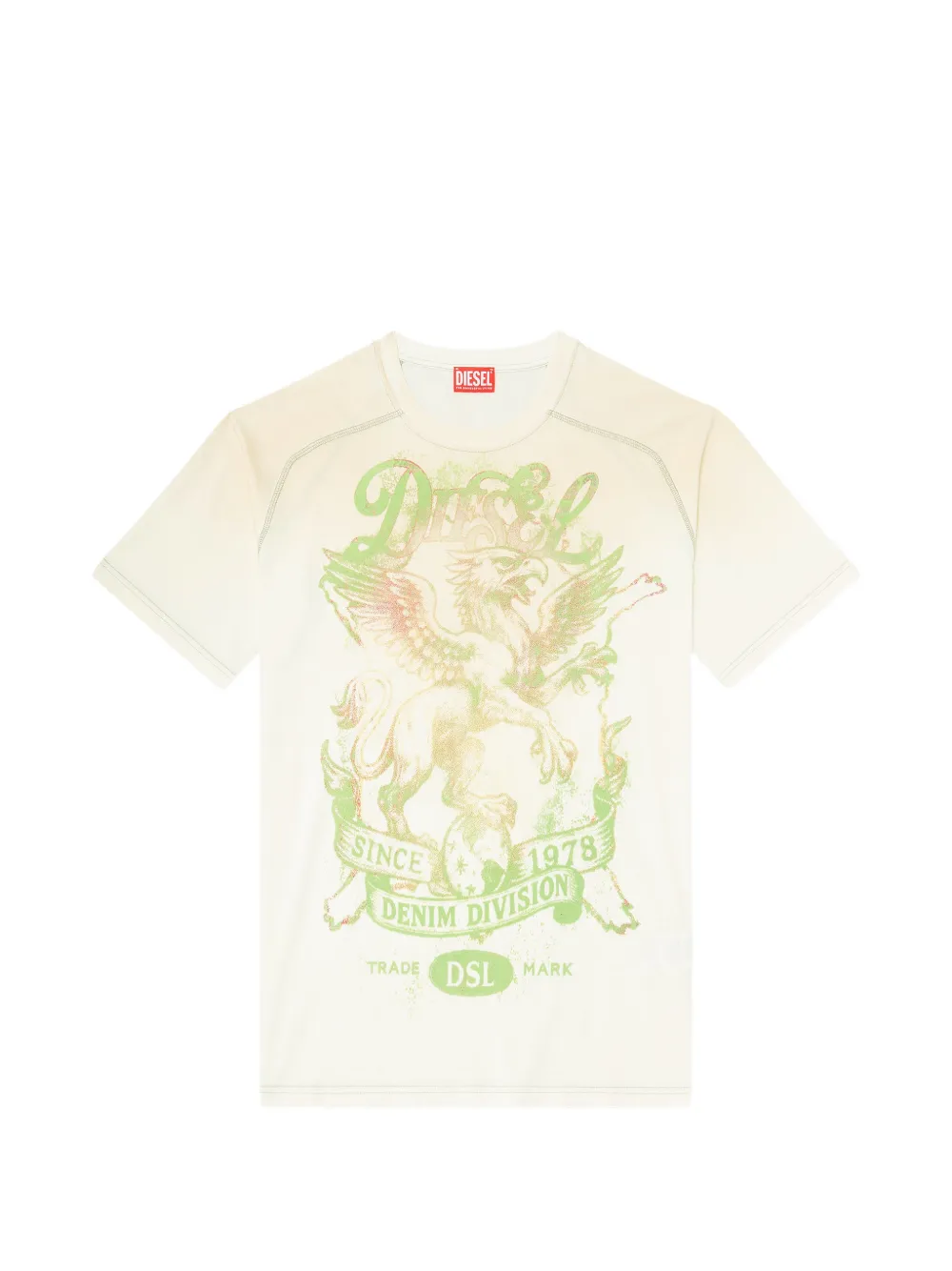 Diesel T-Griffo printed short-sleeve T-shirt - Toni neutri