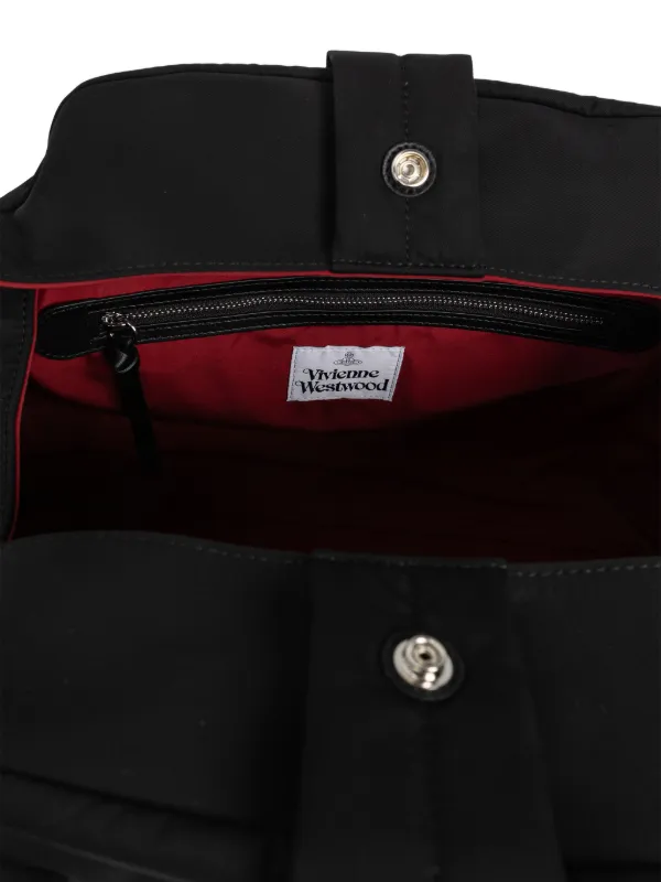 Vivienne Westwood Utility Drill Sidney Tote Bag | Black | FARFETCH