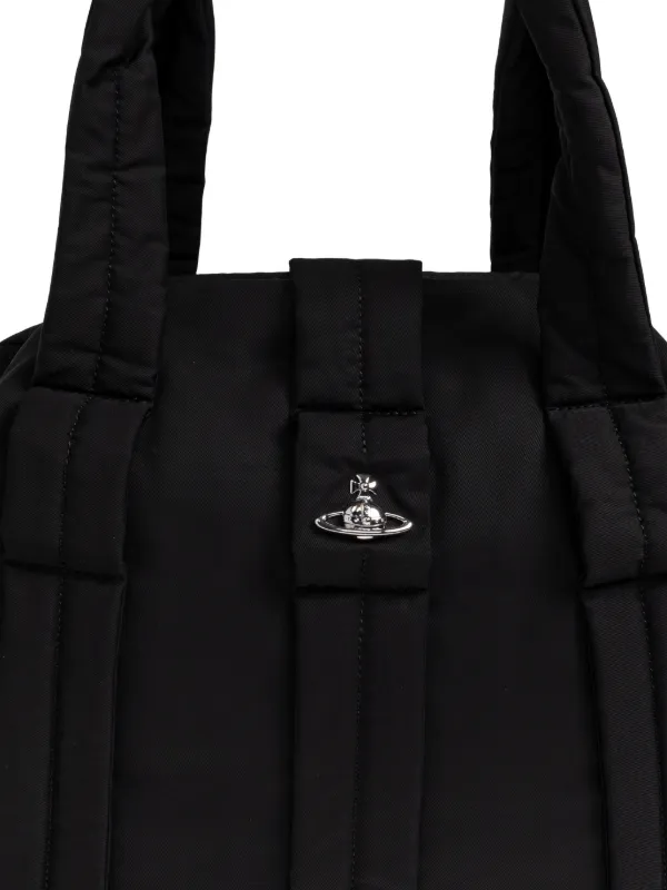 Vivienne Westwood Utility Drill Sidney Tote Bag | Black | FARFETCH