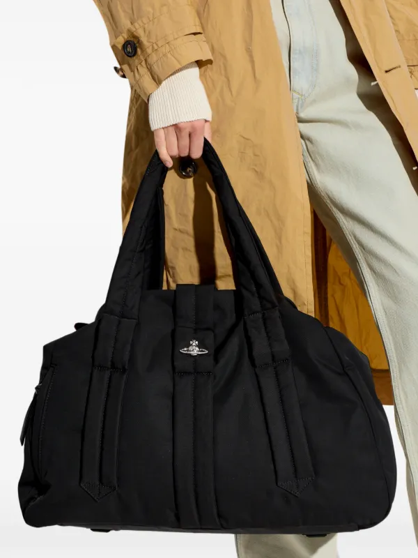 Vivienne Westwood Utility Drill Sidney Tote Bag | Black | FARFETCH