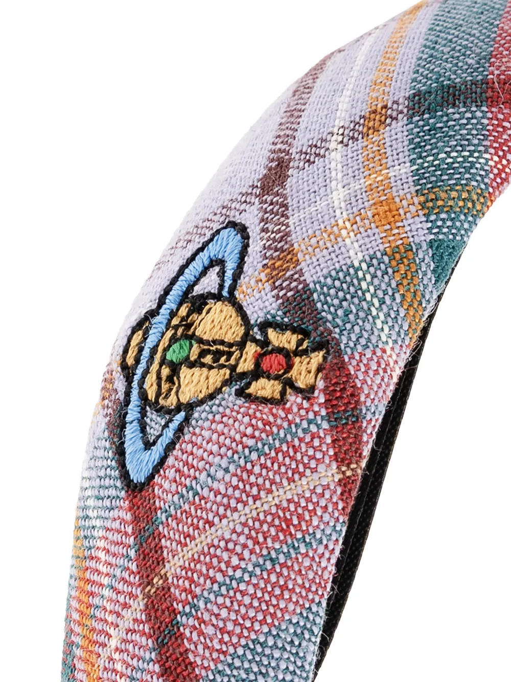 Vivienne Westwood エンブロイダリー ヘアバンド | パープル | FARFETCH JP
