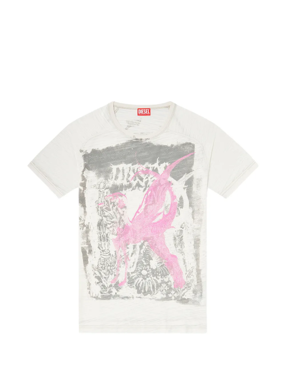 Diesel T-Jalo-A graphic print T-shirt - Toni neutri
