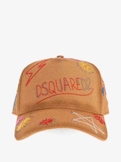 DSQUARED2 embellished-embroidered baseball cap