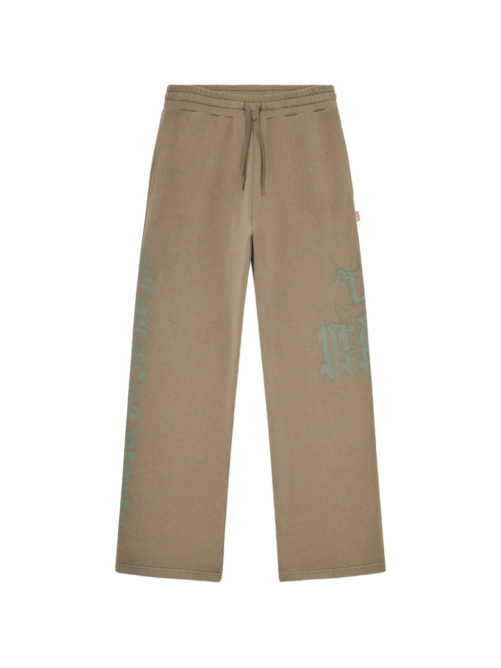 Diesel P-Gro drawstring graphic trousers - Marrone