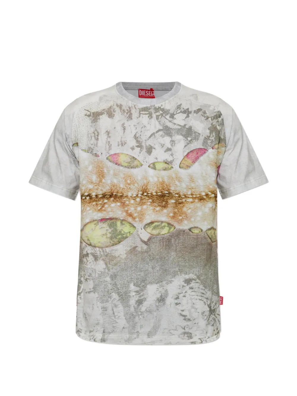 Diesel T-Clintin printed T-shirt - Grigio