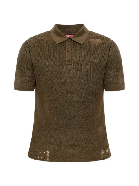Diesel K-Danny distressed polo shirt