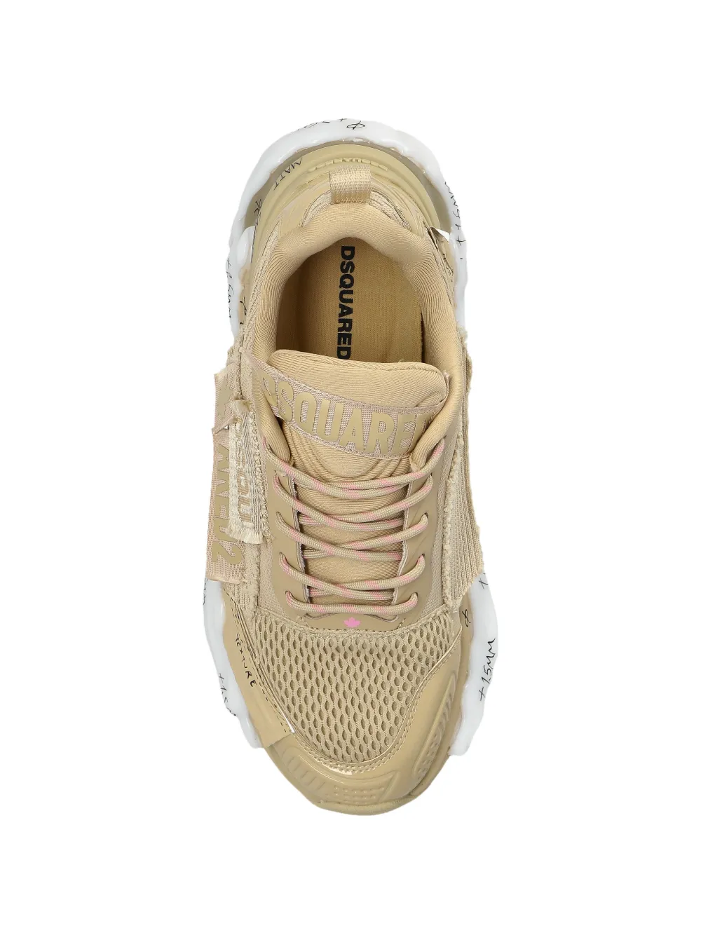 DSQUARED2 Faster Patch sneakers Beige