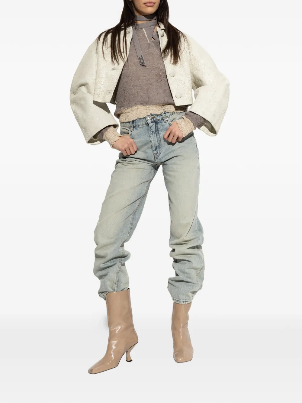  Diesel Jersey M-dracarina Deshilachado - Neutro 