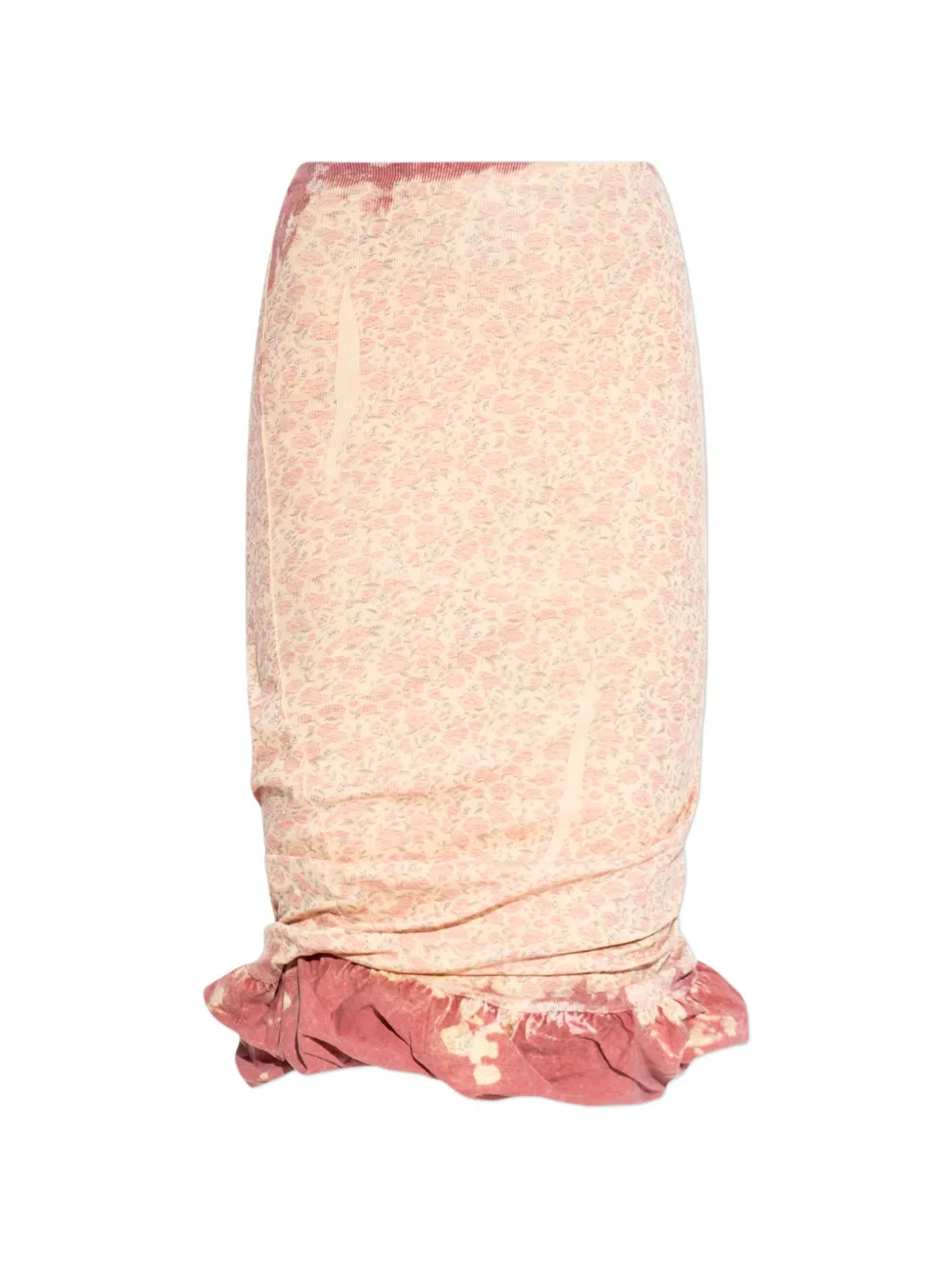 Diesel O-Pale ruffled skirt - Toni neutri