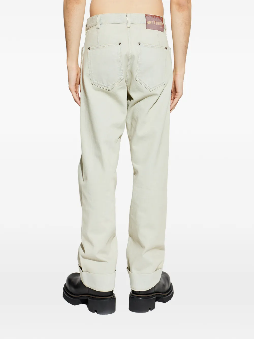 Vivienne Westwood Jeans met opgestikte zak Beige