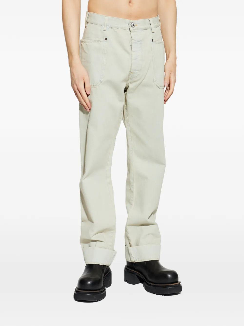 Vivienne Westwood Jeans met opgestikte zak Beige